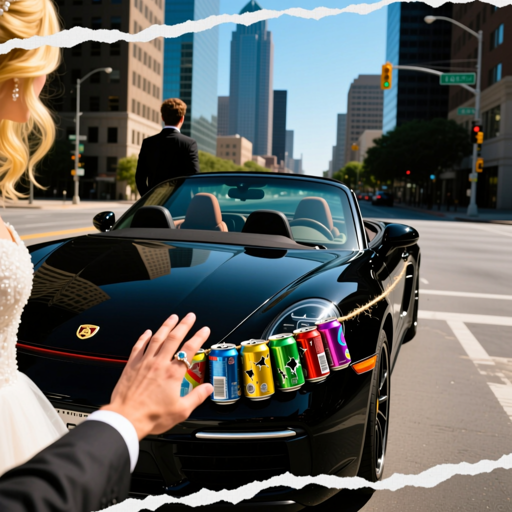 Blond In A Black Lexus artwork