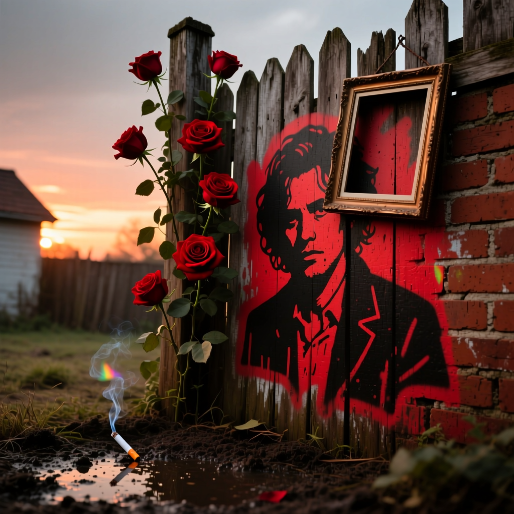 Roses In Cow Shit artwork