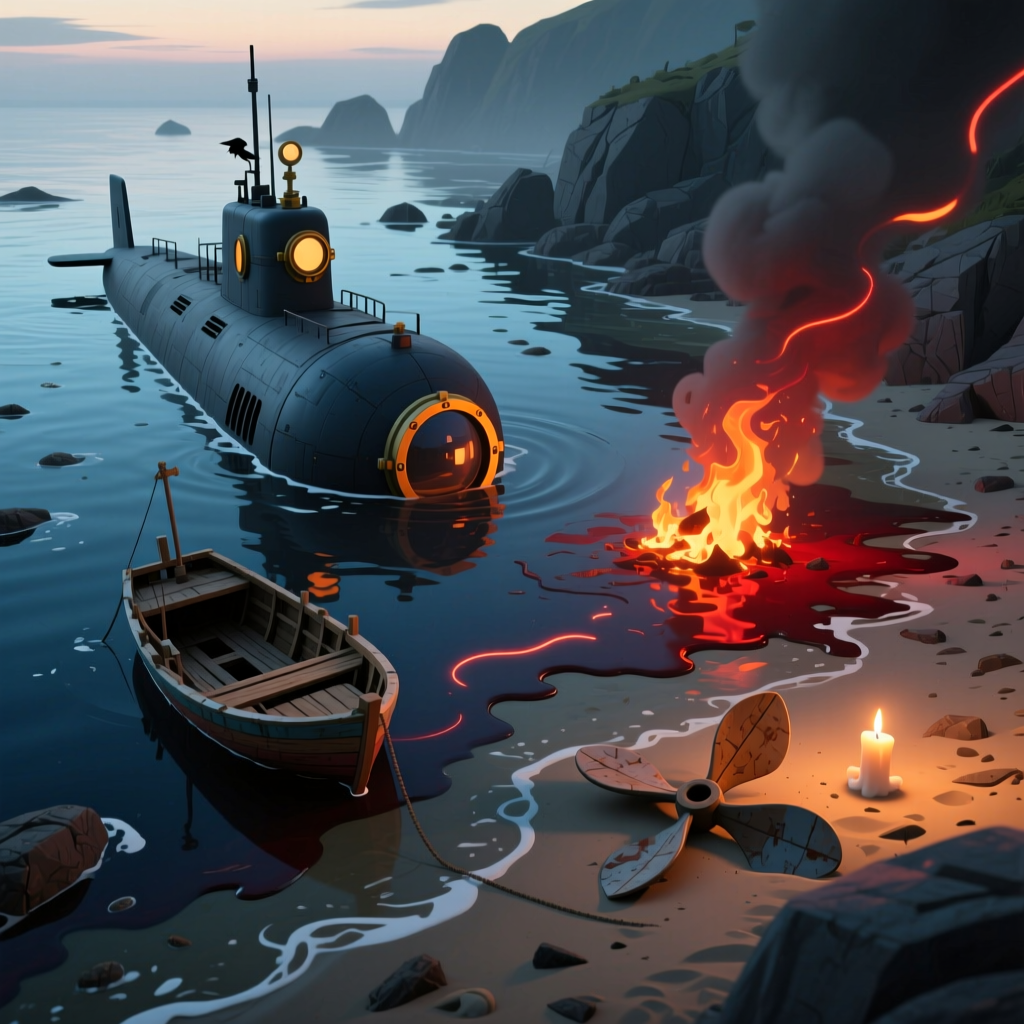 Downscope, the Boat Captain artwork