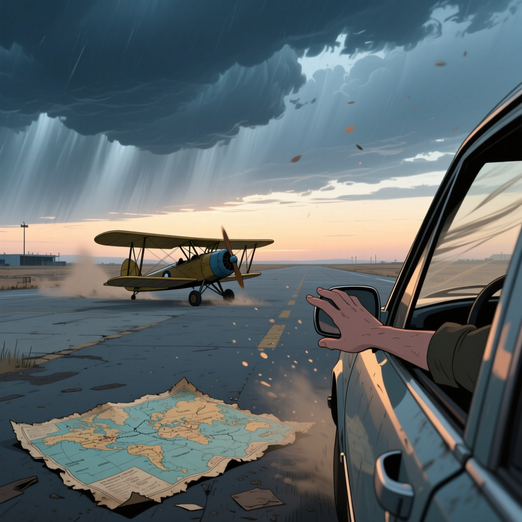 Flying artwork