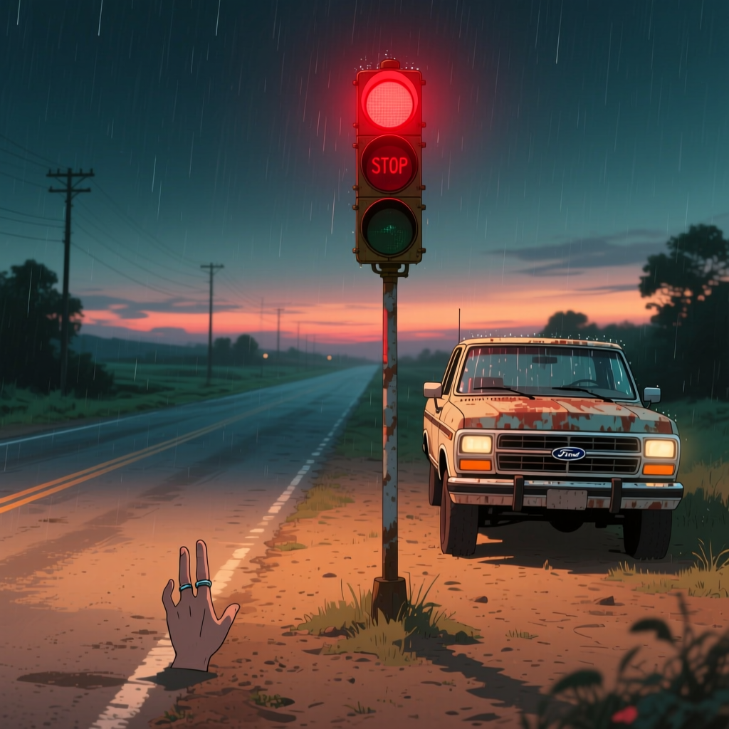 One Stoplight Town artwork