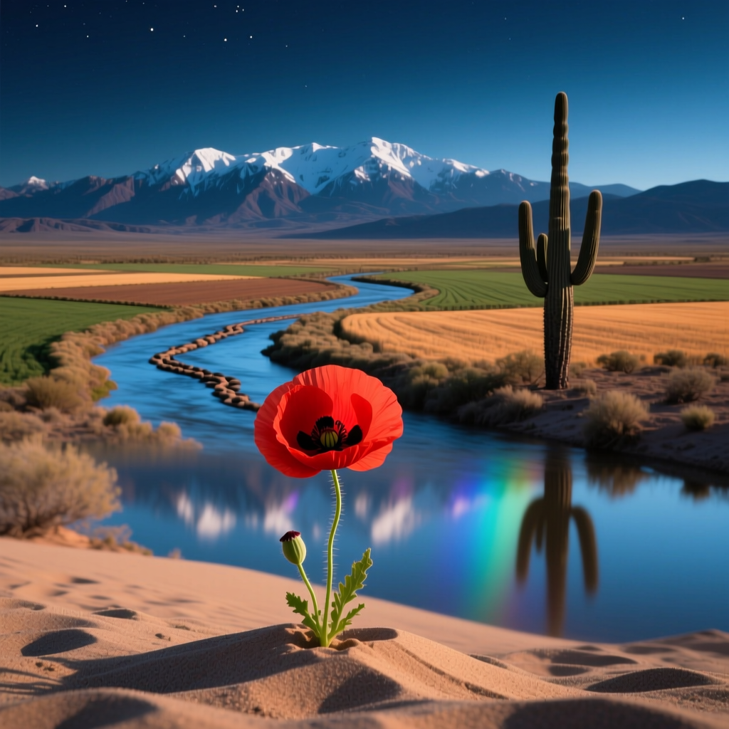 Fifty States, One Big Land artwork