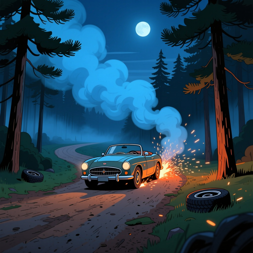 Smoke on the Pine Trees artwork