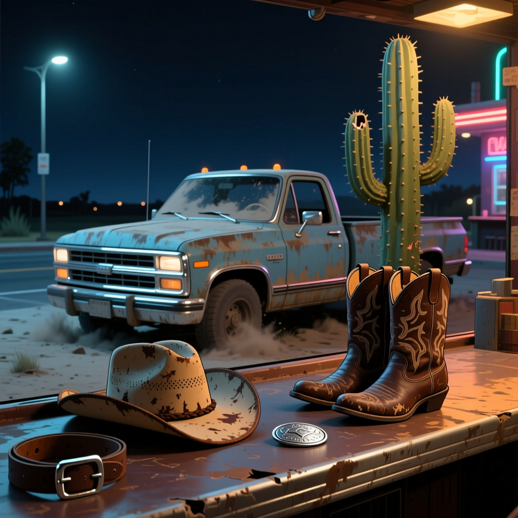 Neon Cactcus artwork