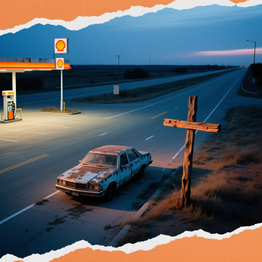 God's Waiting at Exit 12 (m) artwork