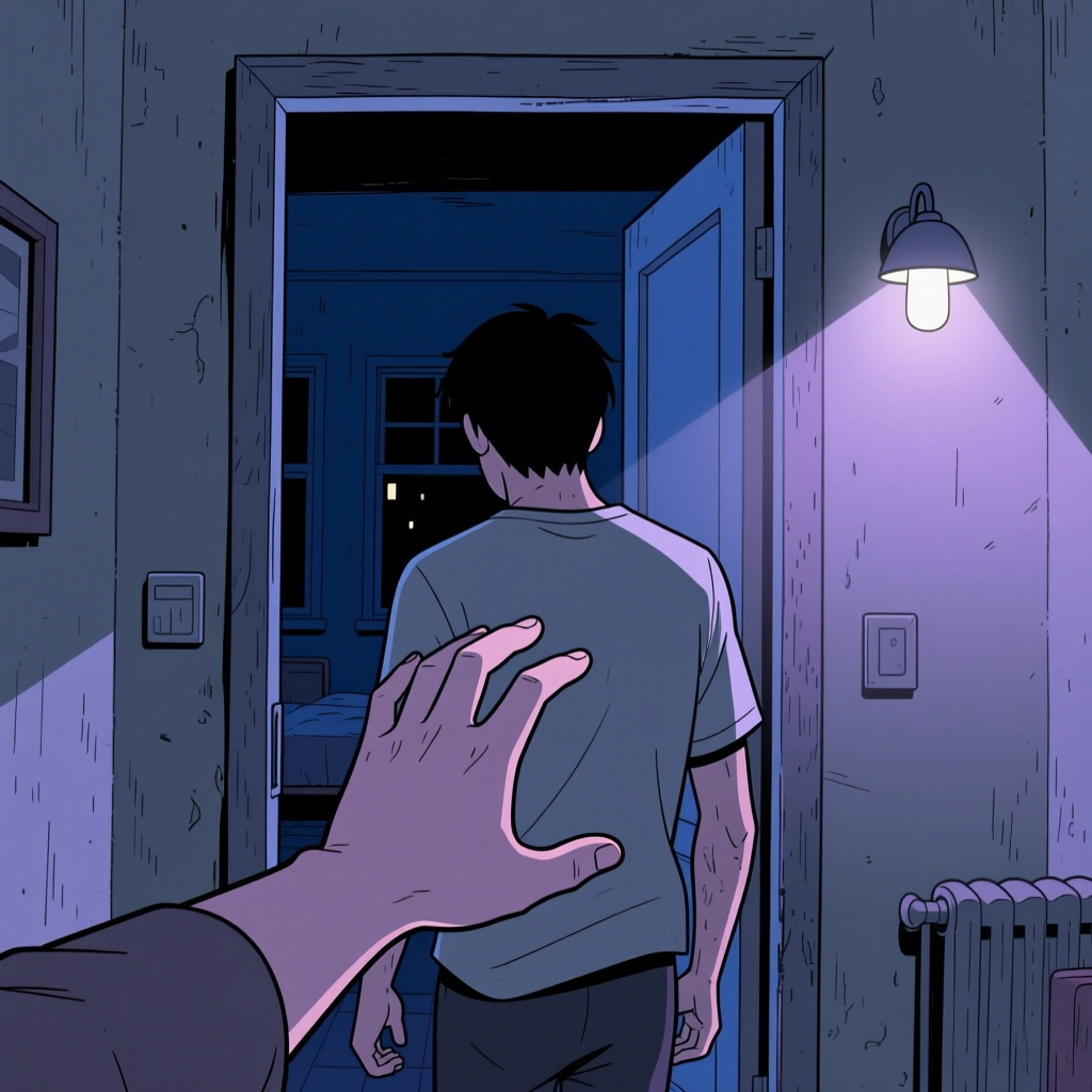 Please Don't Leave Me Now artwork