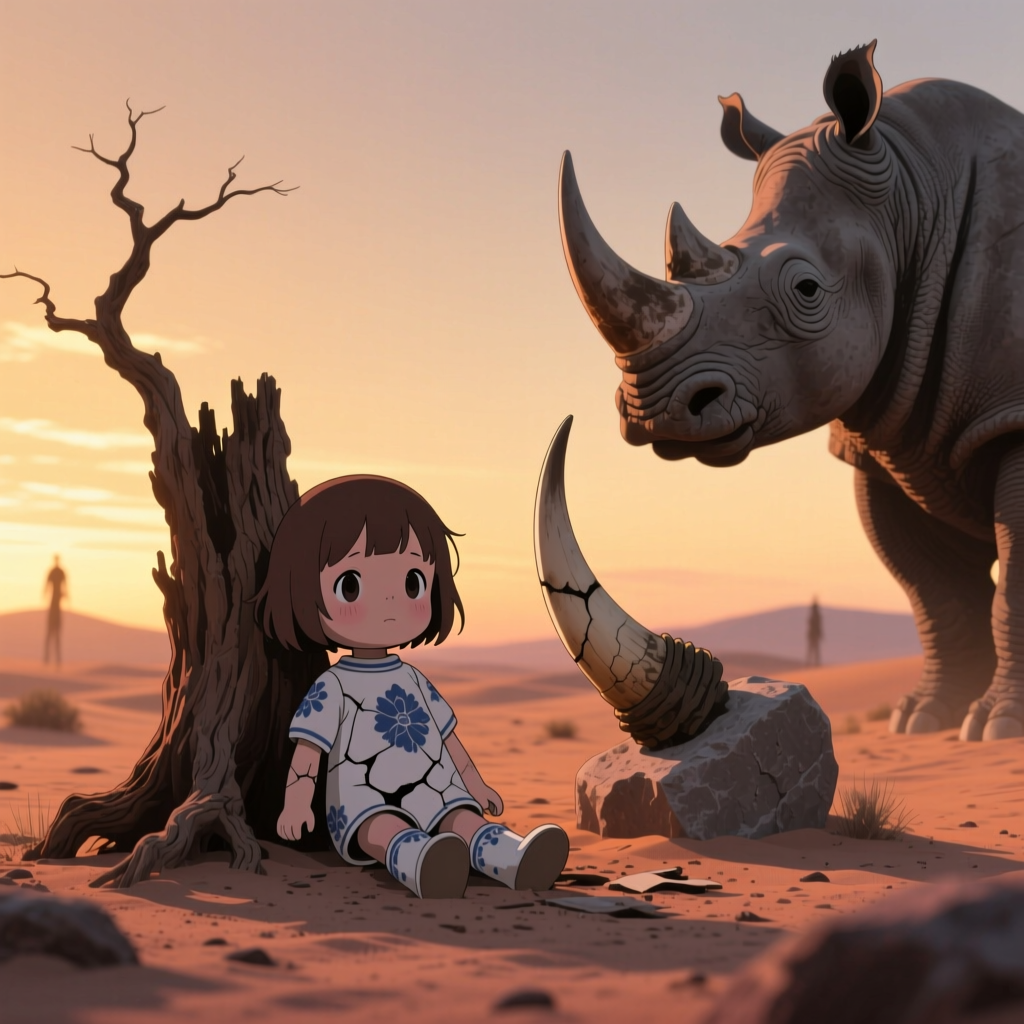 Girl With the Rhino Skin artwork