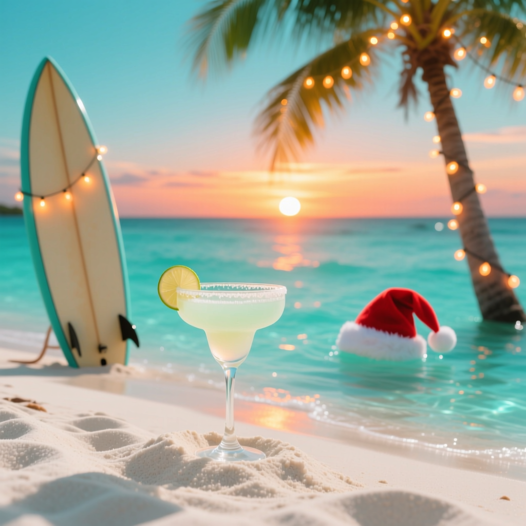 Caribbean Christmas artwork