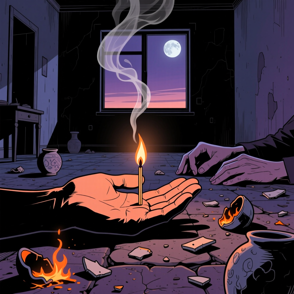 Burn artwork