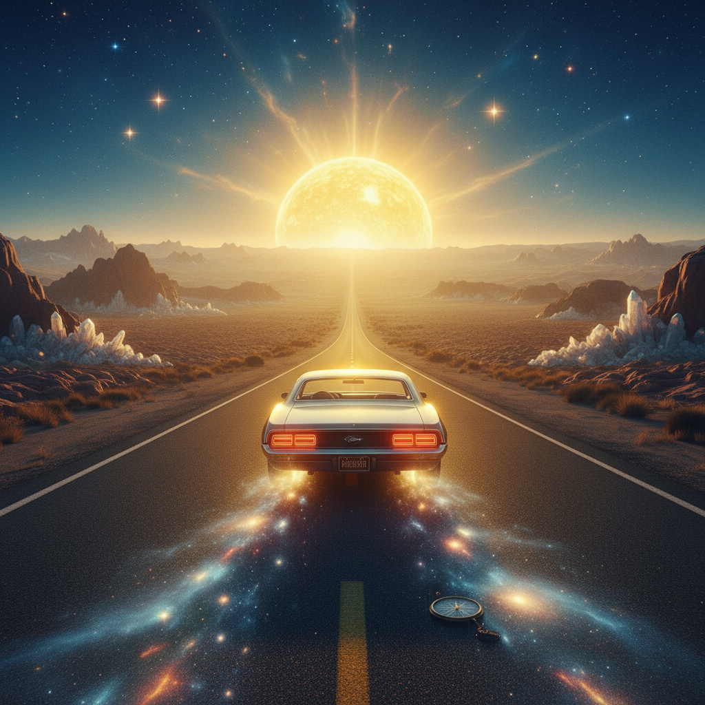Outrun a Heartache (Jessica Loobey) artwork