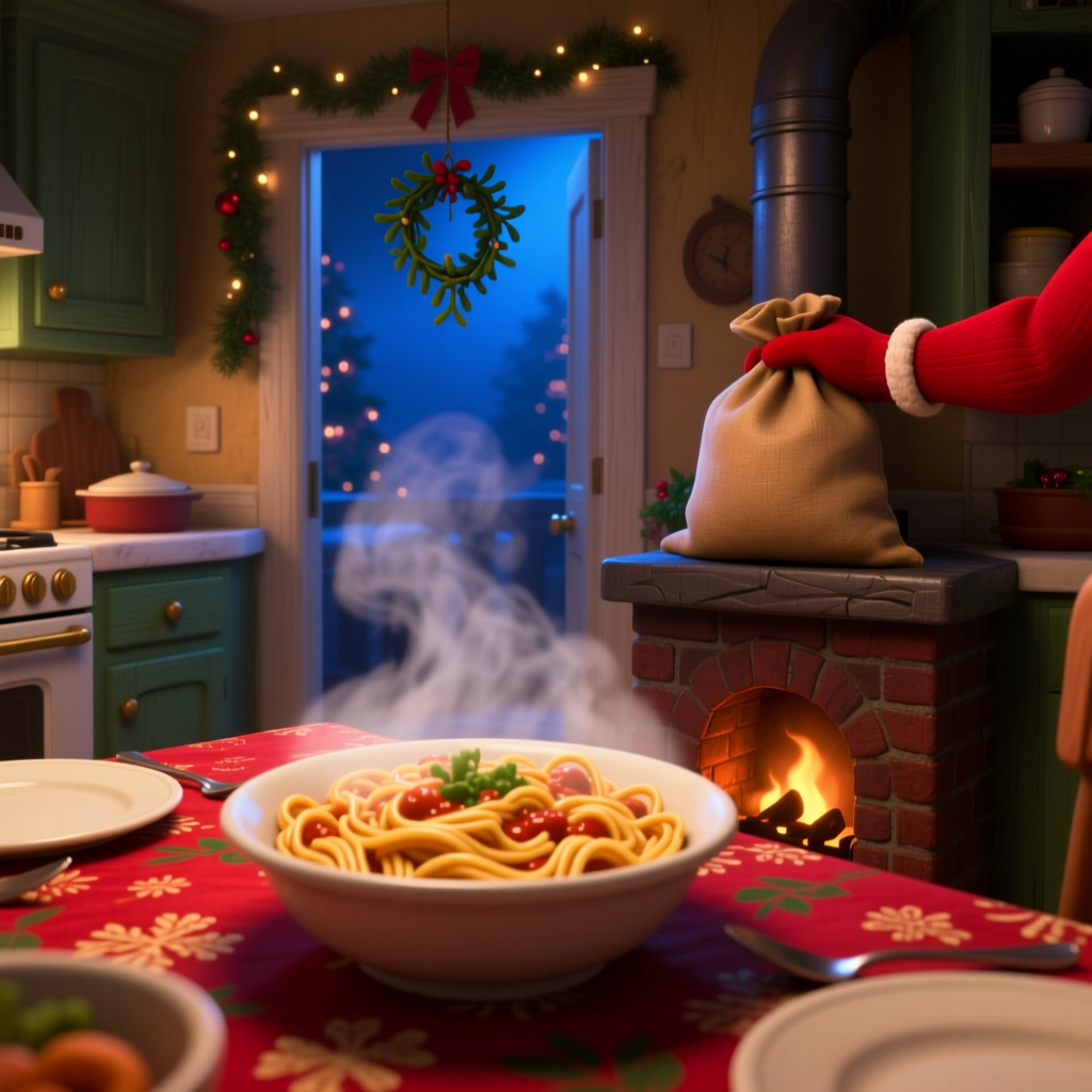 Italian Santa Claus artwork