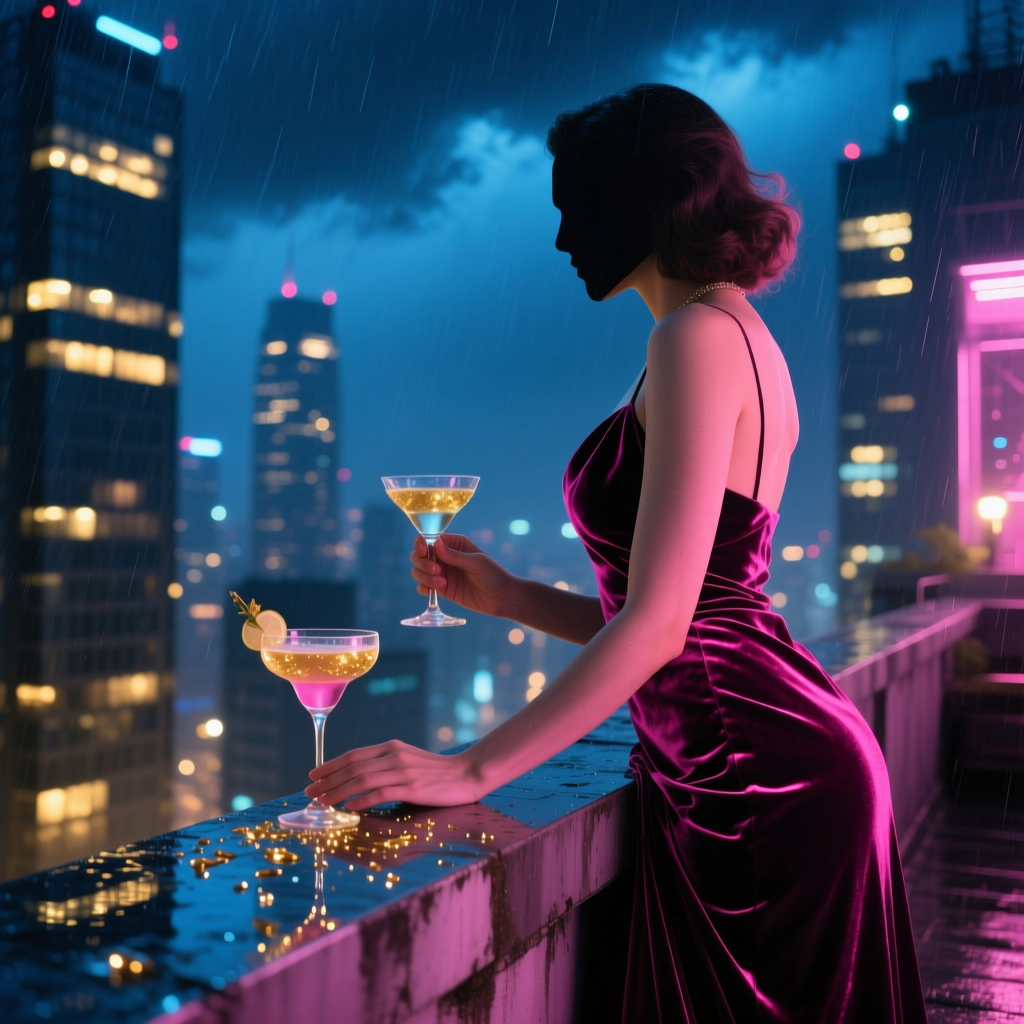 Rooftop Drinking artwork