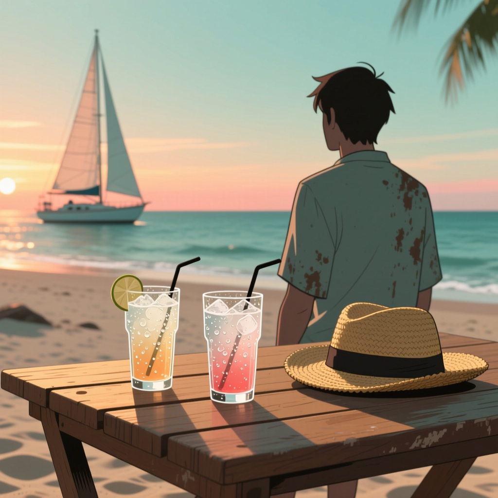 Down At The Ocean artwork