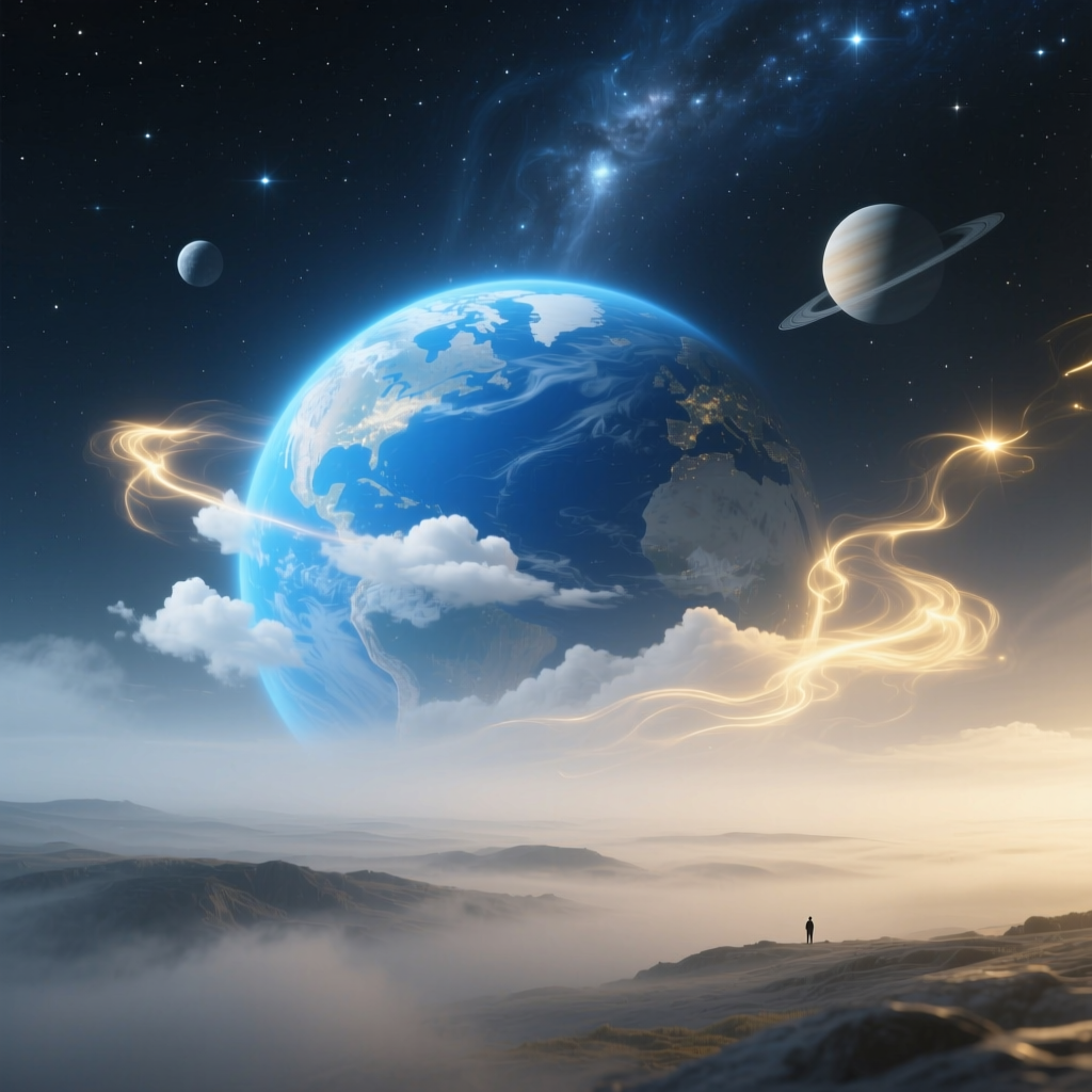 Earth And Her One-Eyed Moon artwork