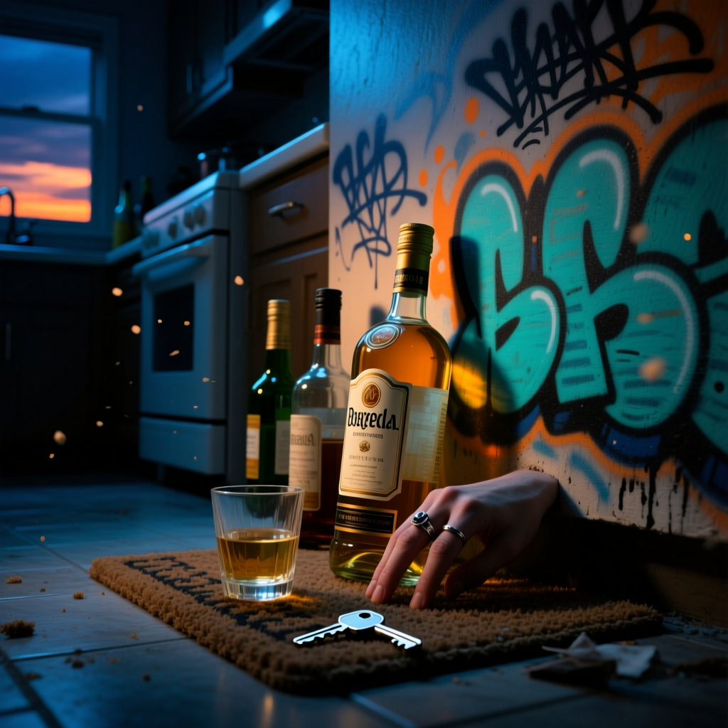 KEEP THAT TEQUILA HIDDEN artwork