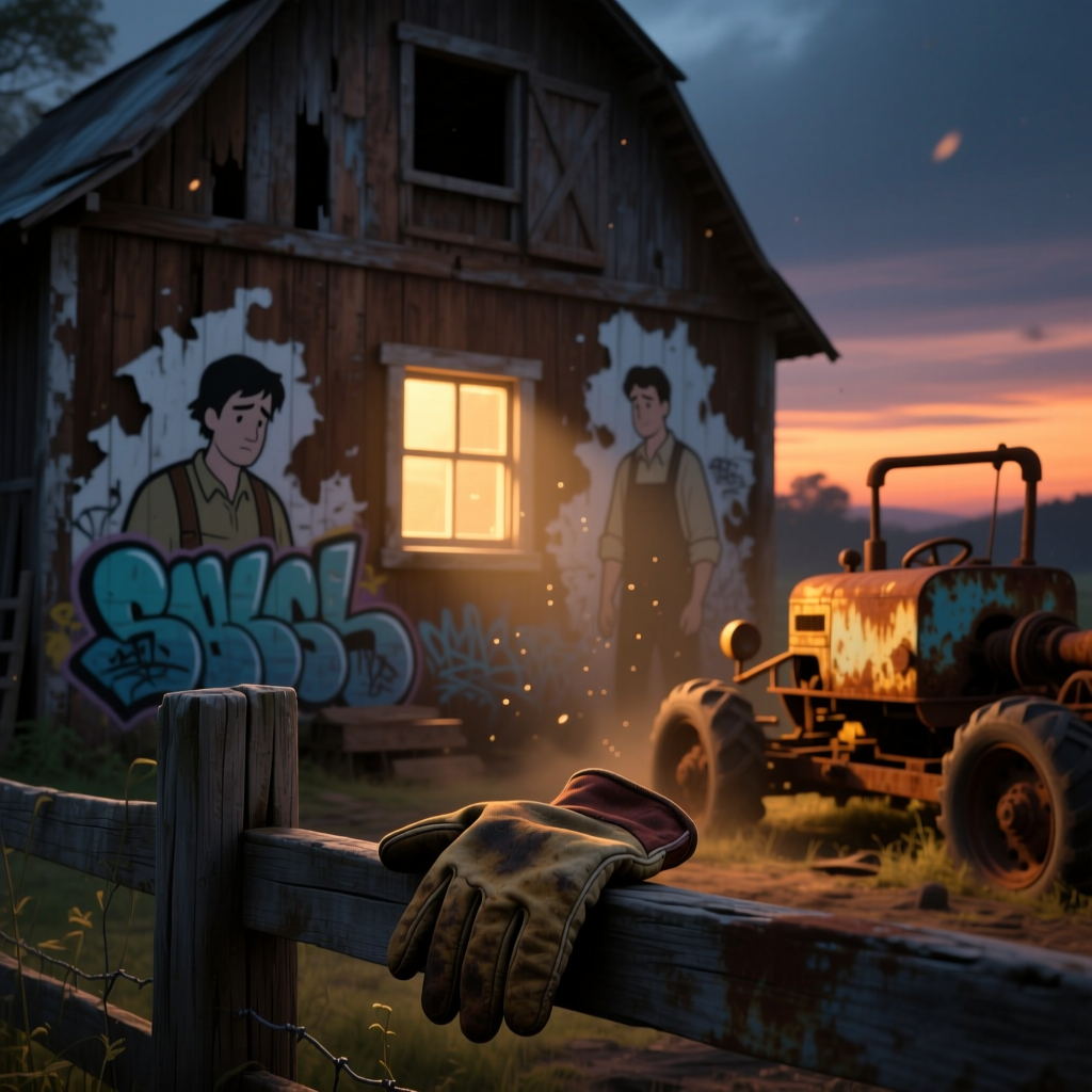 The Last Light On the Barn artwork