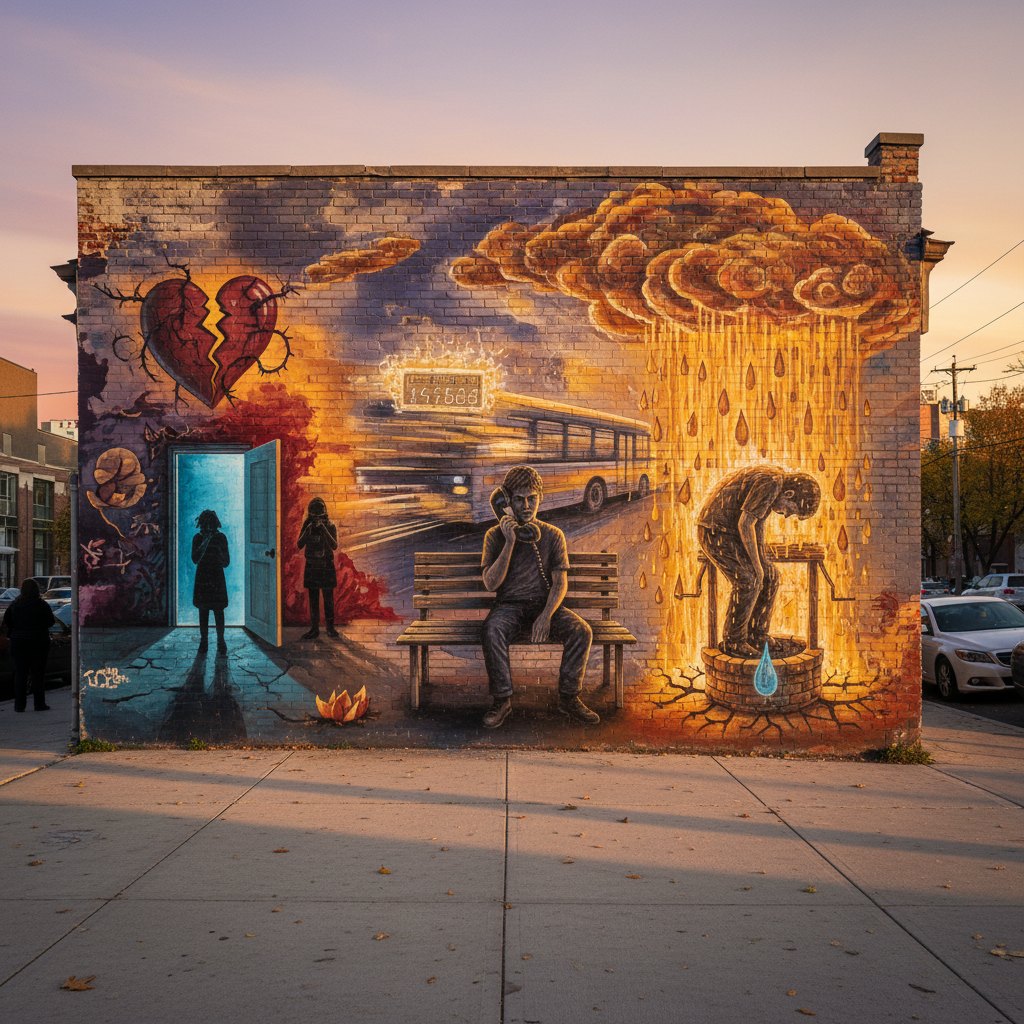 PB Music — catalog mural